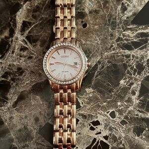 Women’s rose gold citizen watch